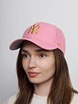 Бейсболка 47 BRAND арт. B-MTLCS17WBP-RS New York Yankees MLB (розовый)